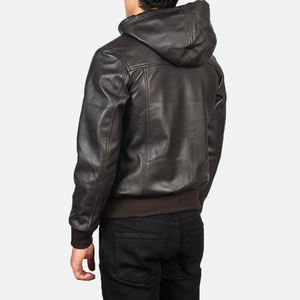 New Street Wear High Quality Winter Sheep Skin Leather Motorcycle <b>Jacket</b> Trendy Elegant Fashion Warm Waterproof Windproof - Product Image 3