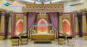 Piliers décoratifs pour mariage au Sri Lanka, pour la décoration de scène de réception de mariage, et pour les événements de mariage en Suisse, au Canada et en Australie - Product Image 4