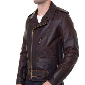 2025 haute qualité personnalisé vêtements de sport pour hommes en cuir véritable vestes à glissière en peau de mouton automne hiver vêtements enduit toile tissu - Product Image 3