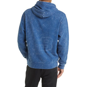 Sudaderas con capucha lavadas con ácido para hombre de alta calidad hechas en Pakistán, cuello con capucha de patrón sólido, cantidad a granel de invierno a la venta - Product Image 4