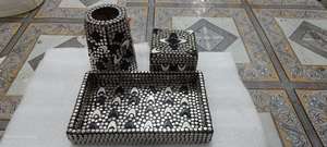 Precio al por mayor de fábrica, juego de quemadores Bakhoor de metal y madera, último diseño, quemador de incienso de forma personalizada de Address Crafts India - Product Image 4