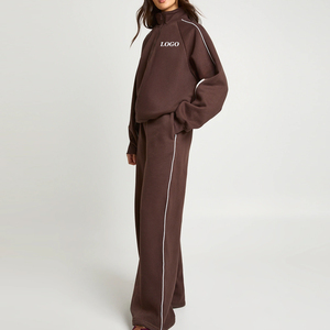 Diseño de Alta Calidad para Compradores al por Mayor, Servicio OEM, Chándal para Mujer a Precio Económico / Top con Cierre de Cremallera y Detalle de Ribete - Product Image 1