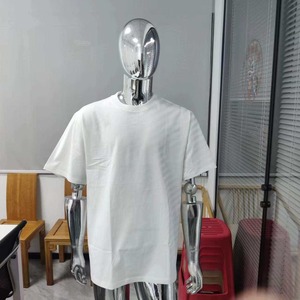 เสื้อยืดผ้าฝ้ายน้ำหนักมากของ100% สำหรับผู้ชายเสื้อยืดผ้าฝ้าย220 GSM 180โอเวอร์ไซส์ออกแบบโลโก้ได้ตามต้องการ - Product Image 1