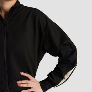 Conjunto Deportivo de Invierno para Mujer, Chaqueta con Cremallera, Pantalones Deportivos 100% Algodón, Talla Grande, Conjunto Deportivo Largo para Gimnasio y Running, Transpirable y con Contraste - Product Image 3