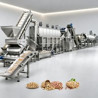 Ligne de traitement automatique des cacahuètes pour la production de snacks de cacahuètes grillées