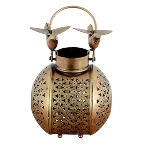 Cast Iron <b>Gold</b> Handicraft Birds Tealight <b>Candle</b> <b>Holder</b> for Home and office decor wedding party events decorative bulk quantity - Product Image 1