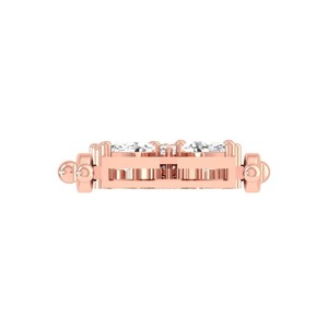 14K Yellow / White / <b>Rose</b> <b>Gold</b> Lab Grown Diamond Floral Bracelet OEM Fine Jewelry Women's Rhodium Plated Trendy Avina Jewels - Product Image 4