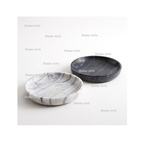 <b>Set</b> of 2 white marble bowl with metal base superior quality dry fruits serving bowl for wholesale supplier - Product Image 5