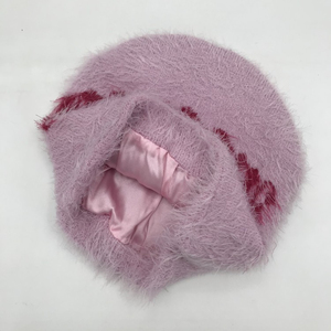 Gorro de punto holgado, cálido, suave y acogedor, forrado de lana, ajustable, elegante, para exteriores, para clima frío, para uso casual. - Product Image 6