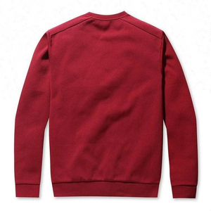 เสื้อสเวตเชิ้ตผู้ชายคอวี ผ้าฝ้าย 100% ระบายอากาศได้ดี สีพื้น ย้อมสีแบบเรียบง่าย สำหรับฤดูหนาว รับผลิตตามแบบ (OEM)  ออกแบบเองได้ - Product Image 2