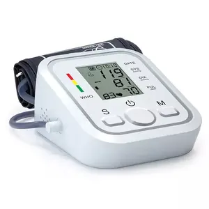 Hot Sale Digital Arm Blood Pressure Monitor Super Large Display With Voice Broadcasting Memory Function And Heartbeat Detection