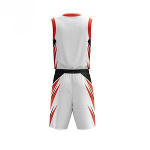 Conjunto de Uniforme de Baloncesto Unisex, Diseño Personalizado, Jersey Corto Transpirable, 100% Poliéster, Antibacteriano, Secado Rápido, Precio al por Mayor - Product Image 2