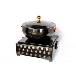 Plato de frotamiento de Metal personalizado para fiesta de bodas, plato de frotamiento chapado en oro para restaurante y Hotel - Product Image 6