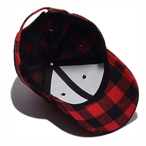 Snapback réglable flanelle Tartan carreaux Plaid 2025 populaire unisexe extérieur casquettes de Baseball Logo personnalisé bord incurvé papa chapeau - Product Image 5