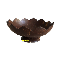Plaque de coquille de noix de coco naturelle fabriquée au Vietnam écologique et polie à un prix