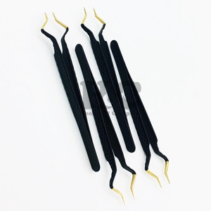 Nouvelles pinces d'isolation, bonne prise en main, manche lisse, conception de coupe pointue, logo plat, faible MOQ, pince d'isolation en vison - Product Image 4