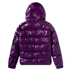 Veste d'hiver à manches longues, coupe classique, à capuche, avec poches zippées brillantes, coupe-vent, style urbain, personnalisable avec votre logo, best-seller - Product Image 2