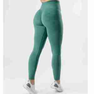 Nuevo Diseño, Leggings Deportivos de Cintura Alta con Logotipo Personalizado, Pantalones de Yoga sin Costuras para Mujer, de Secado Rápido y Transpirables - Product Image 6