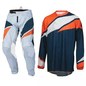 All color plus size fashionable Factory price sublimation popular manufacturer Unique design Motocross suit for men's