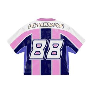 Alta calidad 100% tela de malla de poliéster Unisex diseño personalizado camisetas de fútbol propia marca sublimación camisetas de fútbol - Product Image 4