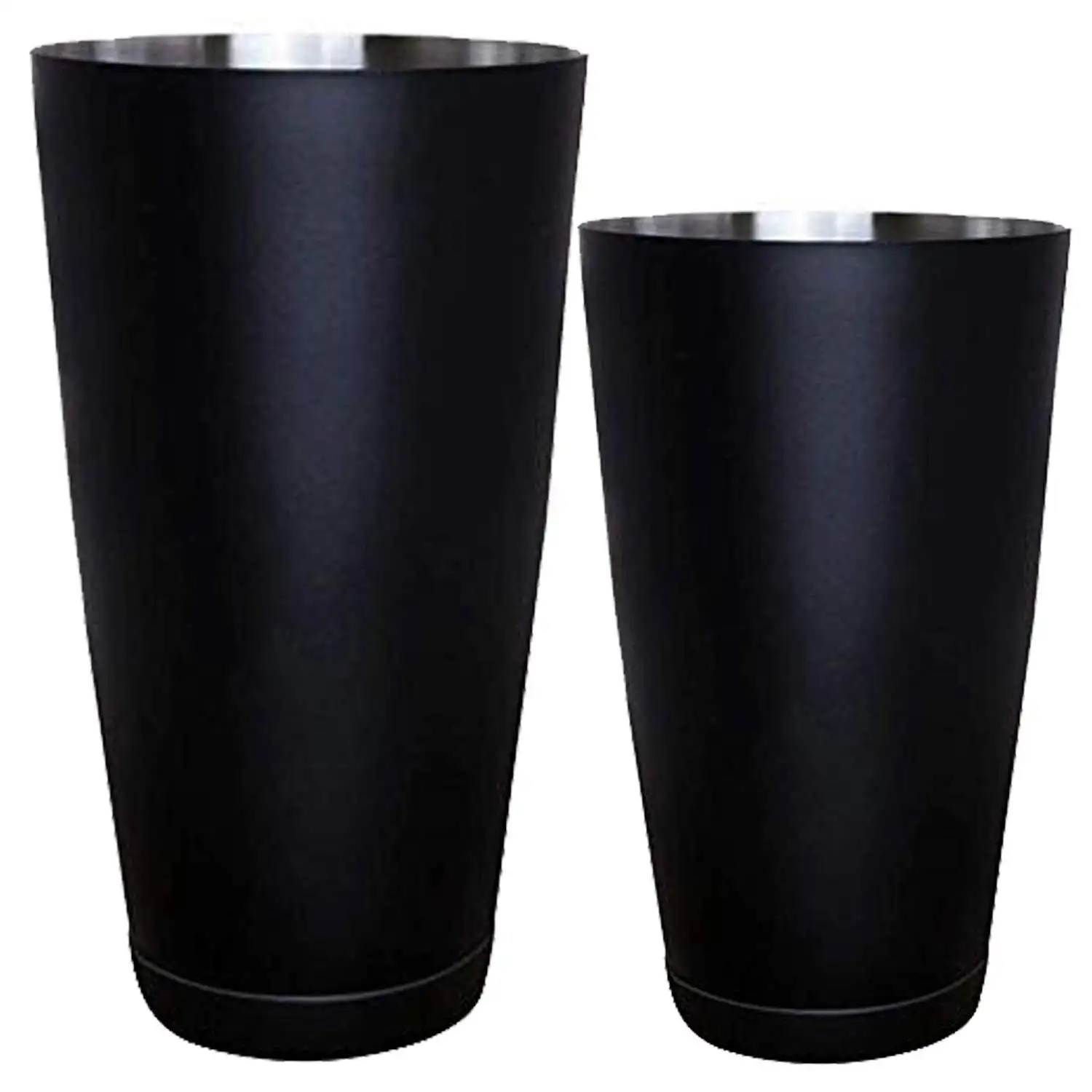 Luxurious Stainless Steel Black Boston Cocktail Shaker Set - Enhance Your Bartending Experience with Premium Tools