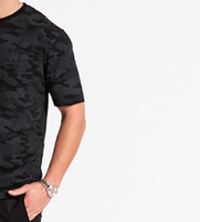 T-shirt en coton surdimensionné pour homme de haute qualité, à manches courtes et motif camouflage, idéal pour l'été