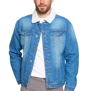Veste en jean imperméable de haute qualité pour hommes, vintage, déchirée, coupe ajustée, streetwear, coupe-vent, 100% coton, vêtements d'extérieur pour - Product Image 4