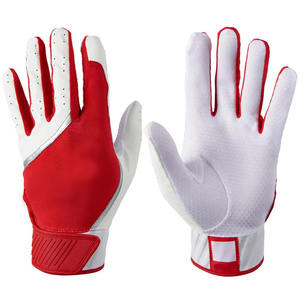 Gants de frappe de baseball tailles pour adultes et jeunes Logo personnalisé 100% Gants de frappe de baseball confortables en cuir véritable - Product Image 6