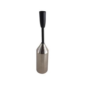 Meilleure vente bougeoir conique en métal fini argent/noir pour la décoration de la maison et de la table de mariage fait à la main personnalisé - Product Image 2