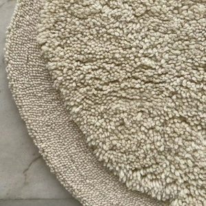 Elegant White Handmade Wool Rug Modern Abstract Design Direct Factory Price Hand Tufted Natural Color Cut Pile Technique for - Product Image 1