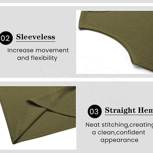 Débardeur respirant à séchage rapide en gros bas prix débardeur sans manches vêtements d'entraînement hommes débardeur - Product Image 6