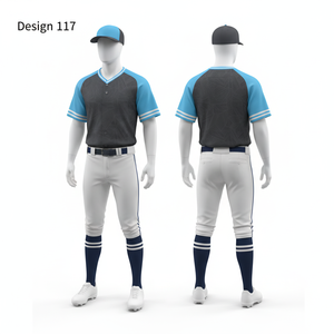 Uniforme de Béisbol al por Mayor, Conjunto Personalizado para Equipo, Sublimado, Malla de Secado Rápido, Poliéster - Product Image 3