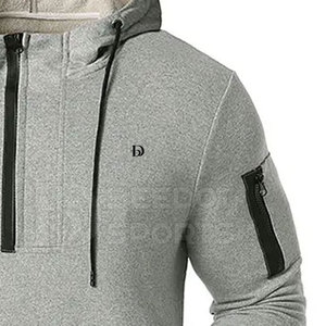Pulls à capuche pour hommes les plus populaires, manches longues, polaire épaisse, impression 3D, solide, différentes couleurs, marque privée XS, teint uni - Product Image 5
