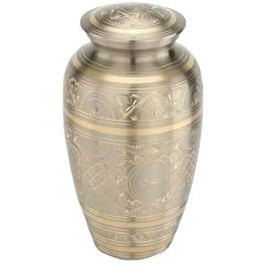 Impressionnant urne de crémation pour mémorial cendres humaines urne métal couleur argent Style européen aluminium cendres funéraires urne fournitures funéraires - Product Image 1