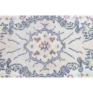 3.9x6.6 ft Vintage Turkish Rug, Area Rug, <b>Brown</b> White Southwestern <b>Wool</b> Rug - Product Image 5