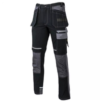Vente en gros 100% coton Pantalons de travail pour hommes Vêtements de travail cargo personnalisables avec caractéristiques respirantes et imperméables Vêtements de sécurité