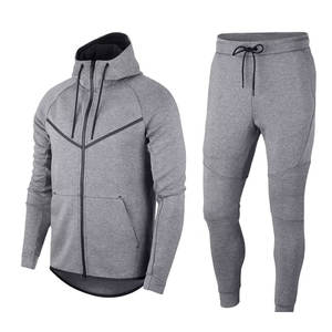 ชุดกีฬาวิ่งสำหรับผู้ชายเสื้อผ้าออกกำลังกายชุดวอร์มสำหรับผู้ชายมีฮู้ดแบบมีซิป - Product Image 3