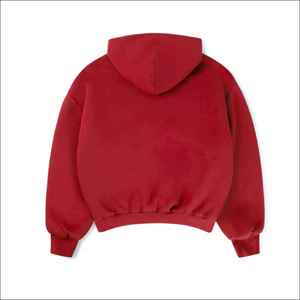 Sudaderas con Capucha de Felpa Gris Jaspeada de la Mejor Calidad, 100% Algodón, 600GSM, Gruesas, Antiencogimiento, Transpirables, con Hombros Caídos - Product Image 2