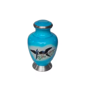 Urna Funeraria para Cenizas Humanas, Urna de Metal Impresa para Cenizas, Jarra de Metal para Cremación, Urna para Mascotas para Entierro, al Precio Más Bajo - Product Image 1
