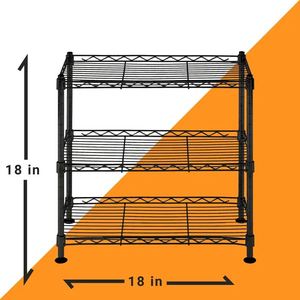 Estantería de almacenamiento de diseño único, estante de acero negro para hoteles, restaurante, cocina, sala de estar, venta al por mayor, hecho en la india, 2023 - Product Image 4