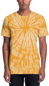 Wholesale Top Selling Men's 100% Cotton <b>Tie</b>-Dye T-Shirt Soft Lightweight Short Sleeves Crew Neck Solid Colorful Printed Patterns - Product Image 3