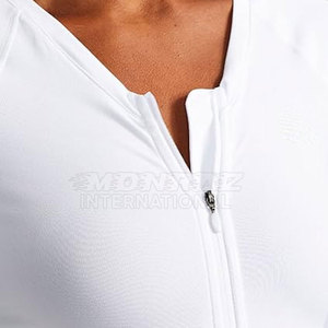Camisetas de Compresión de Secado Rápido para Mujer, Corte Ajustado, con Cierre, Ecológicas y Transpirables, para Gimnasio y Entrenamiento - Product Image 3