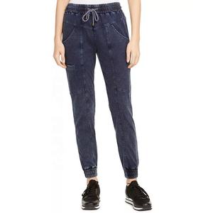 กางเกงจ็อกเกอร์ผ้าฟอกสีคุณภาพสูงสำหรับผู้หญิง สกรีนโลโก้ได้ตามต้องการ เหมาะสำหรับวิ่งและออกกำลังกาย มีทุกขนาด - Product Image 1