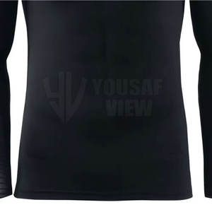 Superventas Hombres Rash Guard Spandex Poliéster Hecho Mens Workout Rash Guard Para la venta - Product Image 5