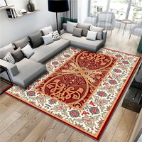 Tapis moderne abstrait en velours cristal, grand format, personnalisé à pois, avec envers moelleux, pour la maison, les galeries et les cafés