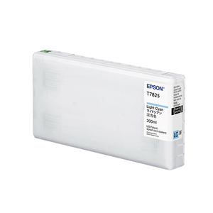 For Epson T7825 200ml Light Cyan for <b>Ink</b> Cartridge <b>Refillable</b> Empty with Yellow Black White and Red <b>Inks</b> - Product Image 1