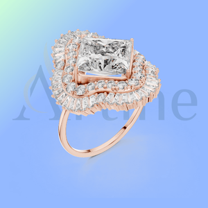 Anillo personalizado directo de fábrica de 18K, precio asequible - Product Image 1