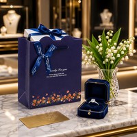 Bolsa de Regalo de Papel Personalizada con Diseño de Puntos, con Asa, para Regalos de Fiesta, Joyería, Accesorios, Recuerdos de Boda, Venta al Por Mayor, Logotipo Personalizado