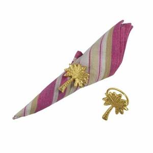 Porte-serviettes rond en laiton fait à la main, acier inoxydable de haute qualité pour les fêtes - Product Image 3