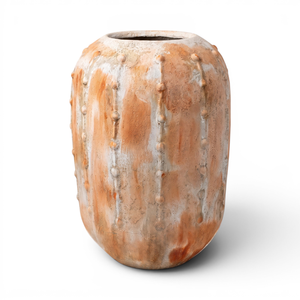 Grand pot à fleurs en céramique rustique Bhavya pour la décoration de la maison - Product Image 1